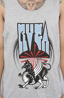 RVCA The Trigon Tank in Athletic Heather