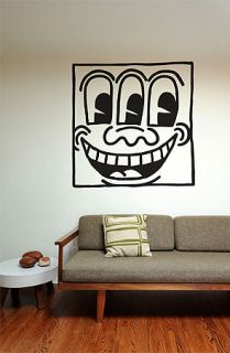 Blik The Keith Haring Untitled Face Wall Decal