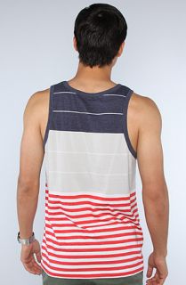 LRG The Planet Rock Tank Top in Navy Heather