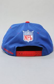Mitchell & Ness The Diamond Snapback Hat in Blue Red