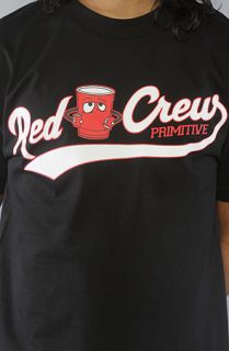 Primitive The Red Cup Crew Tee in Black
