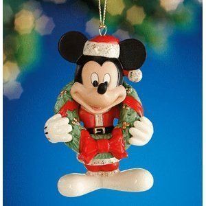 Lenox 2011 Disney Merry Mickey Mouse Christmas Ornament   NIB
