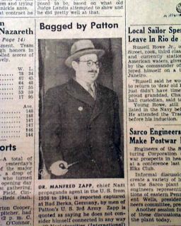 1945 World War II Newspaper Ernie Pyle American Journalist Killed
