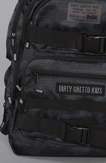 DGK The Tactics Backpack in Black Concrete