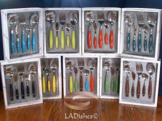 Fiesta Flatware Hostess Set Solid or Mixed Colors New Fall Sale