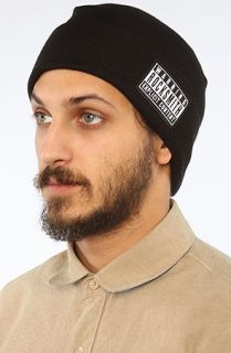 RockSmith The Warning Patch Beanie in Black