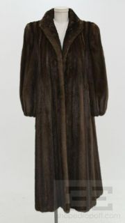 Revillon at  Dark Brown Mink Full Length Coat