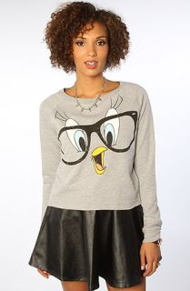 LA Boutique The Tweety Geek Sweatshirt in Heather Gray  Karmaloop