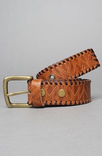 RVCA The Tribal Belt in Natural Brown