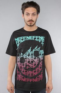 NEFF The Sequence Tee in Black Concrete