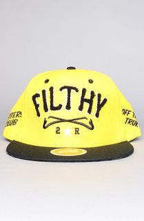 TRUKFIT The Filthy Chenille Snapback in Yellow