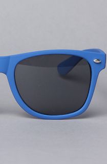 Sunscape Eyewear The Wayfarer Sunglasses in Blue Gold