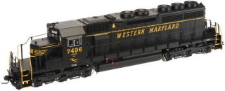  Atlas O 1524 2 SD40 Western Maryland 3 Rail TMCC