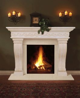 President Series Sierra Stone Fireplace Mantel Mantle