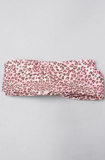 Gold Saturn The Animal Print Turband in Pink LeopardExclusive