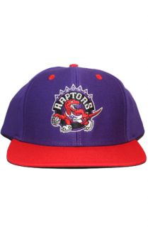 123SNAPBACKS Toronto Raptors Snapback HatPurpRed