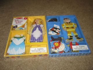 Melissa and Doug Joey and Princess Elsie Magnetic Dress Up Doll 3+
