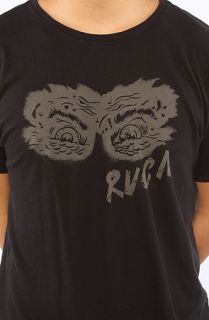 rvca the vault eyes tee in black sale $ 10 95 $ 32 00 66 % off