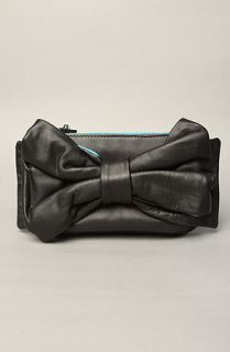 Mata Hari The Mayu Bow Bag in Black Concrete