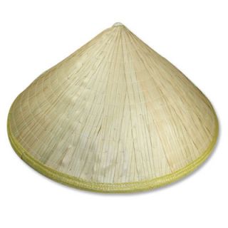 Hand Woven Bamboo Vietnamese Peasant Farmer Hat 13338