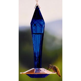 schrodt faceted decorative glass hummingbird feeder model fghf b a