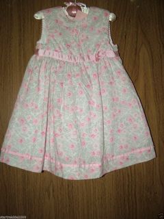First Impressions Baby Girl 2 PC Floral Dress Set 24 Months