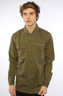 Analog The Recuit Buttondown in Army Concrete