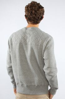 Puma The Fabric Mix Crew Sweatshirt in Gray