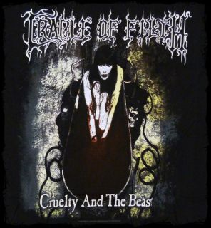 Cradle of Filth   Cruelty and the Beast t shirt   Official   FAST SHIP