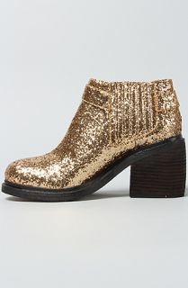 Senso Diffusion The Skye Boot in Gold Glitter