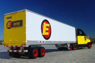 RAREST Estes Express Freightliner FLD Semi Truck Tonkin First Gear MTH
