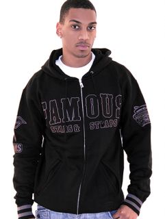 Famous Stars Straps Collegiate Dropout Zip Up Hoody