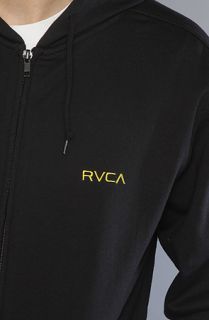 RVCA The Little RVCA Zip Up Hoody in Black