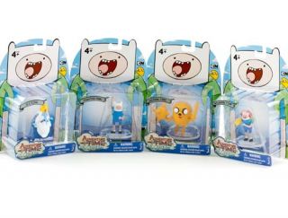 ADVENTURE TIME with Finn & Jake 2 FIGURES Ice King Weapon High Five
