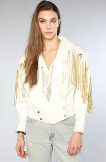 Vintage Boutique The White Pony Leather Jacket