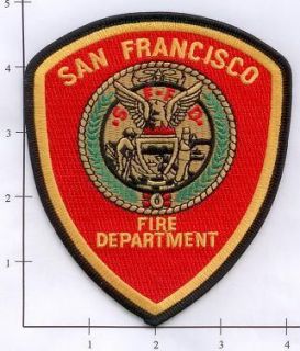 California San Francisco CA Fire Dept Patch V2