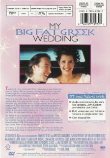  Big Fat Greek Wedding Nia Vardalos Joey Fatone DVD 026359199325