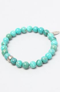 Ettika The Turquoise Semi Precious Stone Ball Stretch Bracelet