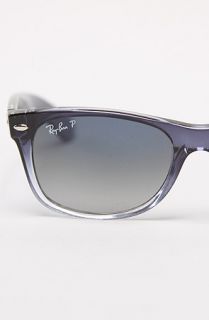 Ray Ban The New Wayfarer Sunglasses in Blue Faded Transparent