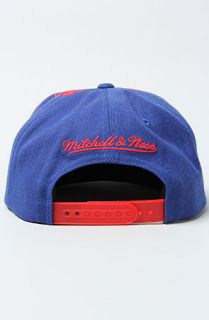 Mitchell & Ness The New York Giants Earthquake Snapback Cap in Navy
