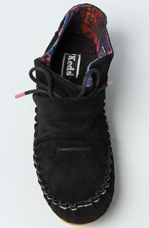 Keds The Dorm Cozy Suede Bootie in Black