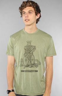 Ezekiel The Fixie Jack Tee in Heathered Moss