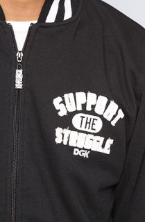 DGK The Support Sweatshirt in Black Concrete