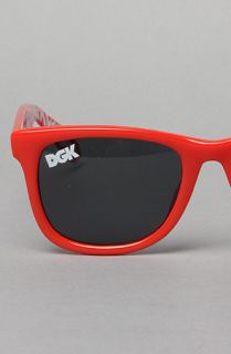 DGK The Graff Sunglasses in Red Concrete