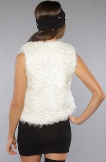 Jack BB Dakota The Chiara Vest in Ivory