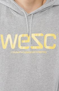 WeSC The WeSC Hoody in Grey Melange Concrete