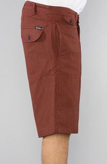 Ezekiel The Gravel Shorts in Maroon Concrete