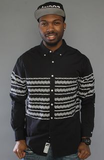 Crooks and Castles The Bandito Paisley Stripe Buttondown Shirt in