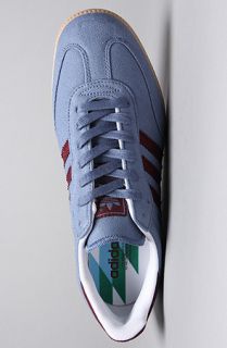 adidas The Samba Canvas Sneaker in Slate Light Maroon White