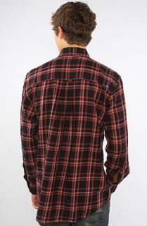 Pendleton The Kingston Buttondown Shirt in Black Red